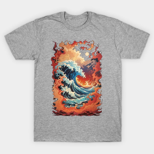 sea waves T-Shirt by Mailson